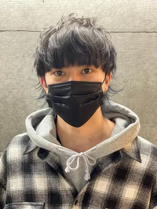 ショート カラー メンズ 原宿アンリ 山下卓也のヘアスタイル
