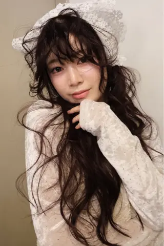 ロング カラー ness/rina /透明感カラーのヘアスタイル