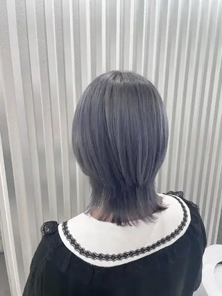 ミディアム カラー 野崎/酸性ストレート /天王寺のヘアスタイル