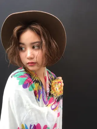 ショート ミディアム セミロング ロング カラー パーマ ヘアアレンジ メンズ キッズ ネイル マツエク・マツパ レイヤーカット✂️ 艶髪/小田部慎也のヘアスタイル