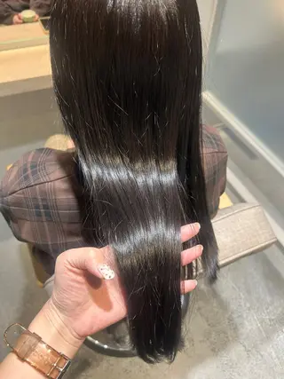 ロング カラー 🎀赤み消し カラーyui🎀のヘアスタイル