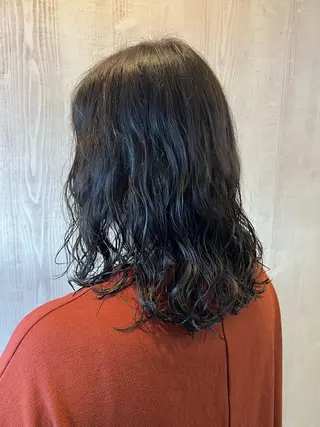 ミディアム パーマ TELA HAIR WAKABA🌱のヘアスタイル
