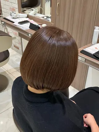 ミディアム カラー ☂️Ash 新杉田☂️山本のヘアスタイル