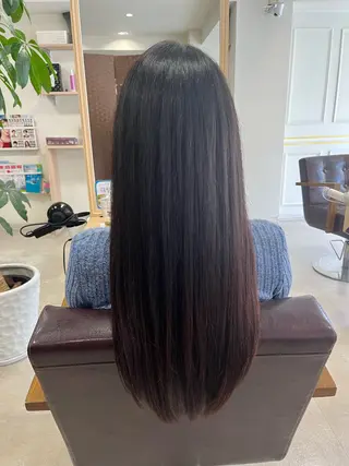 ロング パーマ nicahair maiのヘアスタイル