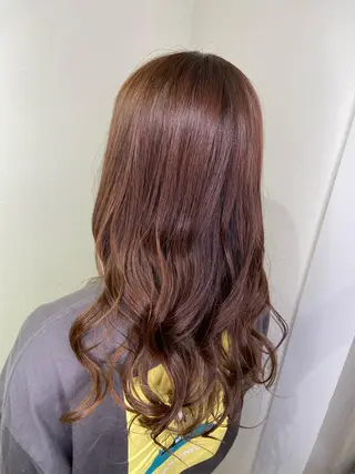 セミロング カラー 札幌ブリーチカラー/ ダブルカラー/ドイのヘアスタイル