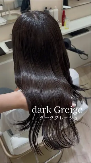 ロング カラー ParveMix 岡本えりかのヘアスタイル