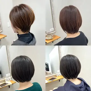 ショート ショート/白髪ぼかし 君和田若菜のヘアスタイル