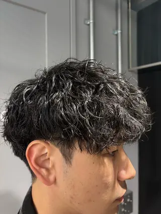 パーマ メンズ 池袋メンズ専門💣 玉造利樹のヘアスタイル