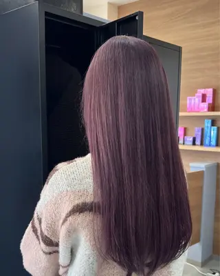 ロング カラー 🎀透明感カラー /ケアブリーチ🎀のヘアスタイル