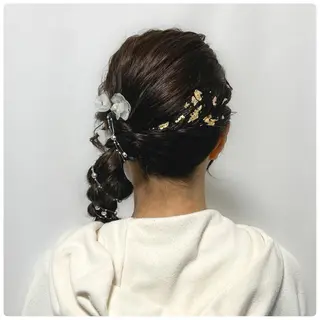 ヘアアレンジ 川崎ヘアメイク🪞 CHATEAUのヘアスタイル
