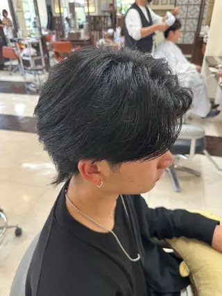 ショート カラー パーマ メンズ 成田No.1 メンズヘア/清和武虎のヘアスタイル