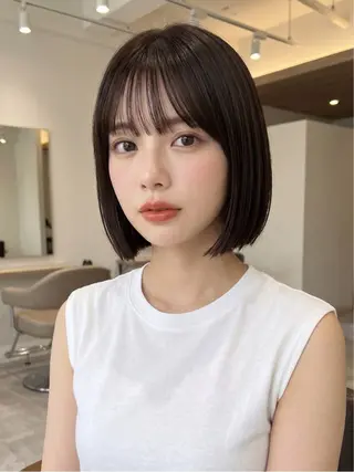 ショート 韓国風🥀透明感 カラー🖤uraraのヘアスタイル