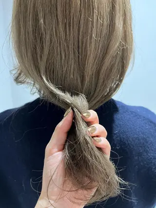 ミディアム カラー 透明感ケアカラー/ レイヤー/ryokaのヘアスタイル
