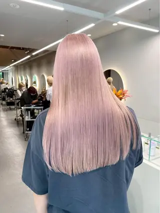 カラー 🫧ハイトーンカラー / RINA🩵のヘアスタイル