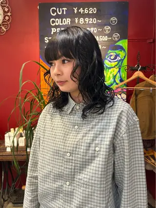 パーマ ORe'S HAIR BE　GLaDまなみのヘアスタイル