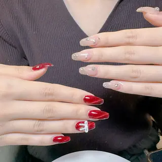 ネイル 🍄Rina🍄 韓国風ネイルのネイルデザイン