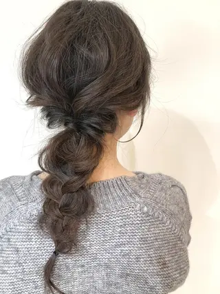 セミロング 夜23時まで予約🉑 reverieあきらのヘアスタイル