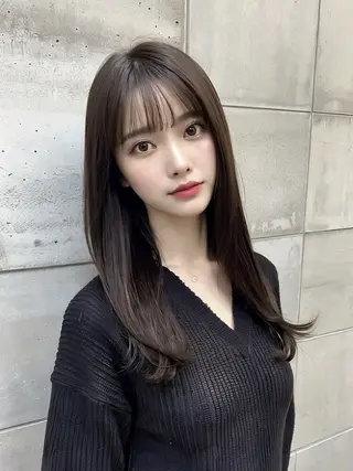 ロング 野沢 碧のヘアスタイル