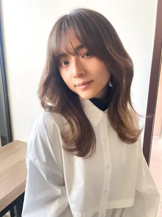 セミロング 🫧美髪縮毛矯正 🫧SEKIのヘアスタイル