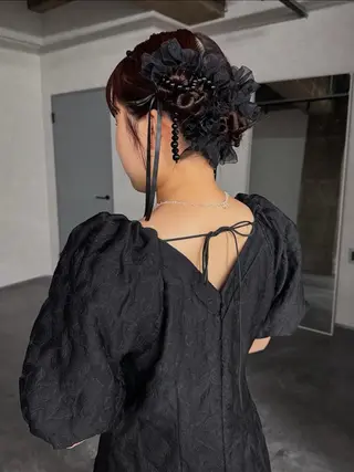 ヘアアレンジ もりしま あやかのヘアスタイル