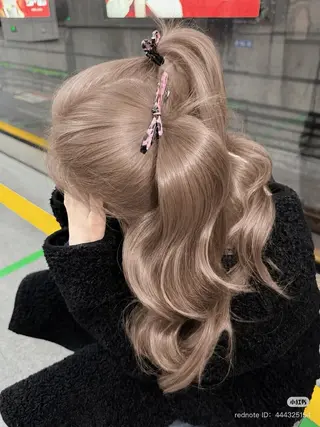 カラー 透明感ベージュ🎀 Anju/渋谷🎀のヘアスタイル