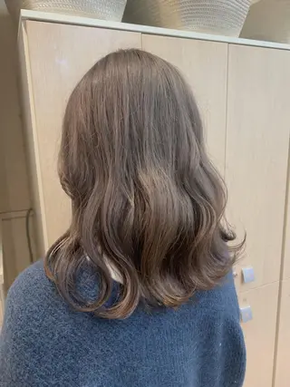 セミロング カラー NUMBER 天王寺 🌼yuriのヘアスタイル
