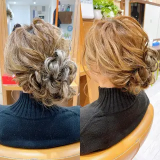 ロング ヘアアレンジ 青木 麻紀のヘアスタイル