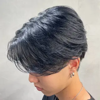 ミディアム カラー ヘアアレンジ メンズ fifth 石川 凪のヘアスタイル