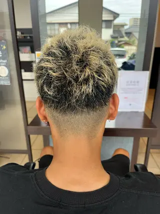メンズ 髪質改善・ショートレ イヤーボブ🧡関玲子のヘアスタイル