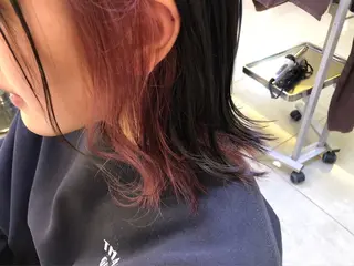 ミディアム カラー カラー/塚原里沙 川崎のヘアスタイル