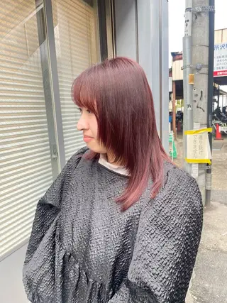 セミロング 🌷【暖色艶カラー】 shiori🌷のヘアスタイル