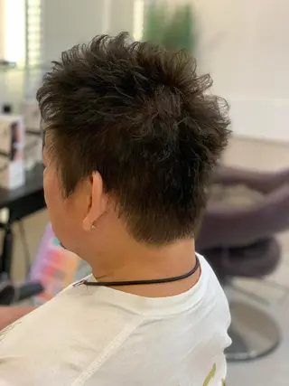 ショート カラー パーマ トータルビューティー K:R鶴川のヘアスタイル