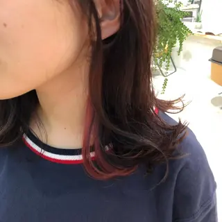 ミディアム カラー 白髪ぼかし/ショート /ミニボブだいじのヘアスタイル