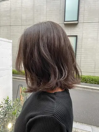 ミディアム カラー ツヤ美髪💐 髪質改善/高山愛来のヘアスタイル