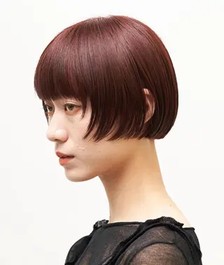 カラー カラーモデル募集 三浦真理恵のヘアスタイル