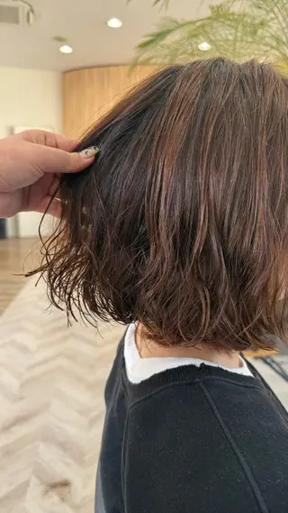 パーマ 河野 愛華のヘアスタイル