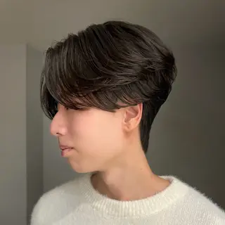 メンズ センターパート特化/ メンズカット/ヒロキのヘアスタイル