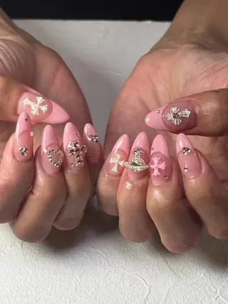セミロング Latte Nail 十三のネイルデザイン