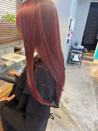 ロング カラー 木藤 美朝のヘアスタイル