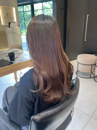 ロング カラー 透明感カラー/ レイヤー🤎mamiのヘアスタイル