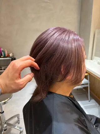 ショート カラー 白髪ぼかし/北浜 奥野 仁礼のヘアスタイル