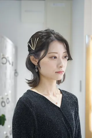ショート ヘアアレンジ 月100人以上 髪質改善施術|谷口のヘアスタイル