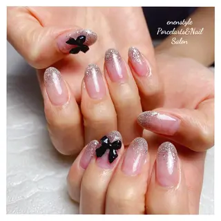 ミディアム ネイル 🐾enen style 🐾のネイルデザイン