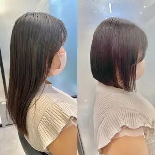 ミディアム 髪質改善×レイヤー 🫧鷹司郎のヘアスタイル
