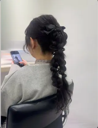 ロング ヘアアレンジ 個室サロン🌼万希 ヘアケア/ヘッドスパのヘアスタイル