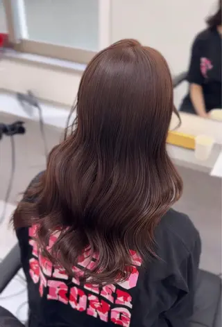カラー レイヤー透明感カラー ブリーチ🎀オトハのヘアスタイル