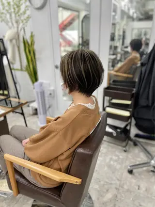 ショート カラー特化サロン ピリナ相武台前のヘアスタイル