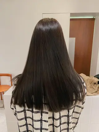ロング 藤原 怜央のヘアスタイル