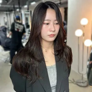 ロング 韓国レイヤー🇰🇷 艶髪💎renのヘアスタイル