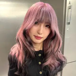 セミロング ハイトーン/ブリーチ 🤍Suzuka🤍のヘアスタイル